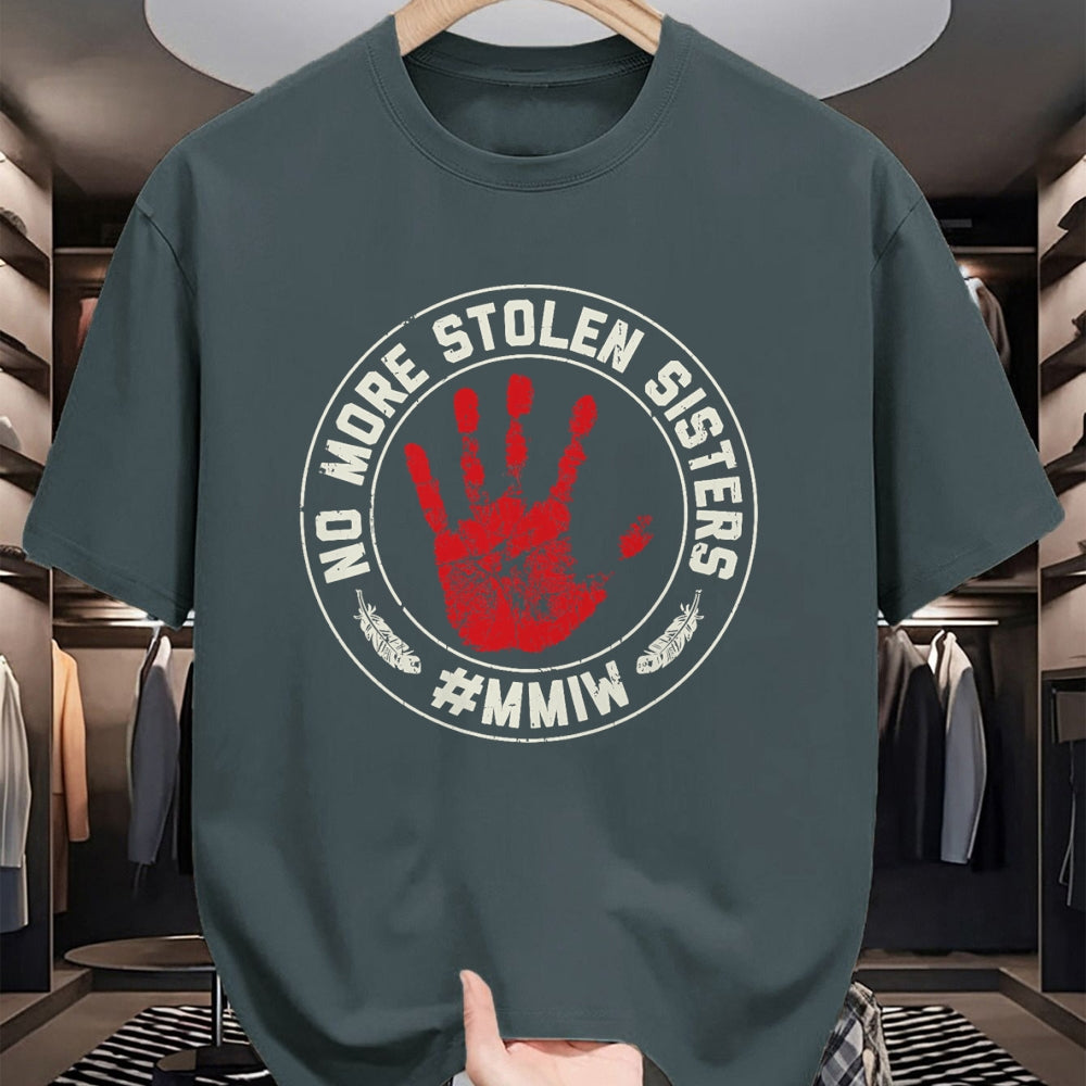 Native American T-Shirts, Vintage Native American Unisex T-Shirt/Hoodie/Sweatshirt HLT00 - No More Stolen Sisters MMIW Missing Murdered Indigenous Girl