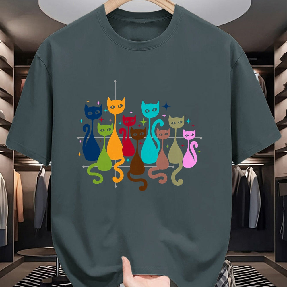 Cat Love Shirt, Funny Cat Lover Gift UnisexT-Shirt/Hoodie/Sweatshirt HLT00 - Classic Art Kitten Lover Vintage Artwork Cute Cat T-Shirt