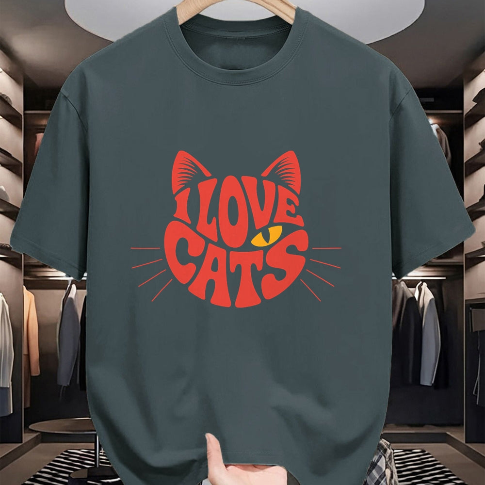 Cat Love Shirt, Funny Cat Lover Gift UnisexT-Shirt/Hoodie/Sweatshirt HLT00 - I Love Cats T-Shirt (1)