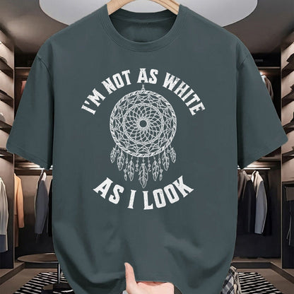 Native American T-Shirts, Vintage Native American Unisex T-Shirt/Hoodie/Sweatshirt HLT00 - I_m Not As White As I Look Native American Heritage Month