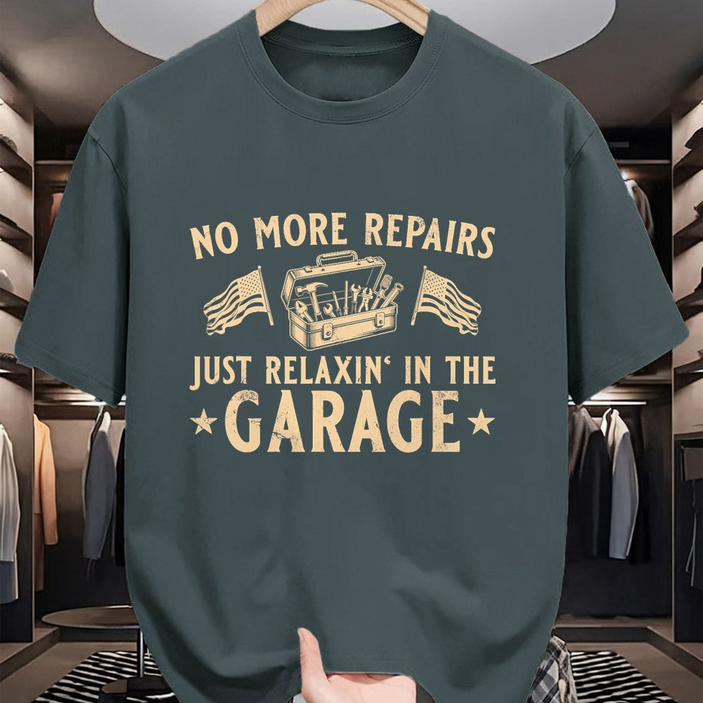 Best Mechanic Life Shirt, Funny Mechanic UnisexT-Shirt/Hoodie/Sweatshirt HLT00 - Mens Mechanic No More Repairs Just Relaxin' Retired T-Shirt