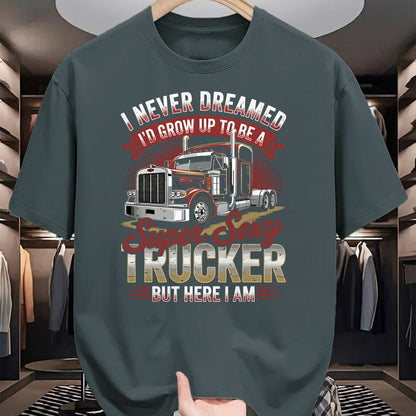 Best Truck Driver Life Shirt, Funny Trucker UnisexT-Shirt/Hoodie/Sweatshirt HLT00 - Semi Truck Driver Trucking T-Shirt (1)