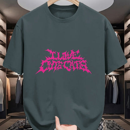 Cat Love Shirt, Funny Cat Lover Gift UnisexT-Shirt/Hoodie/Sweatshirt HLT00 - I Love Cute Cats funny death metal logo style t-shirt T-Shirt