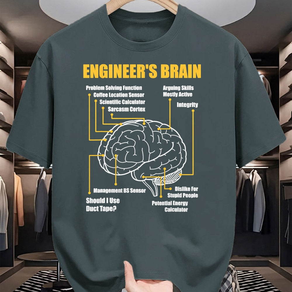 Best Mechanic Life Shirt, Funny Mechanic UnisexT-Shirt/Hoodie/Sweatshirt HLT00 - Engineer's Brain - Funny Sarcastic Engineering Gift Short Sleeve T-Shirt