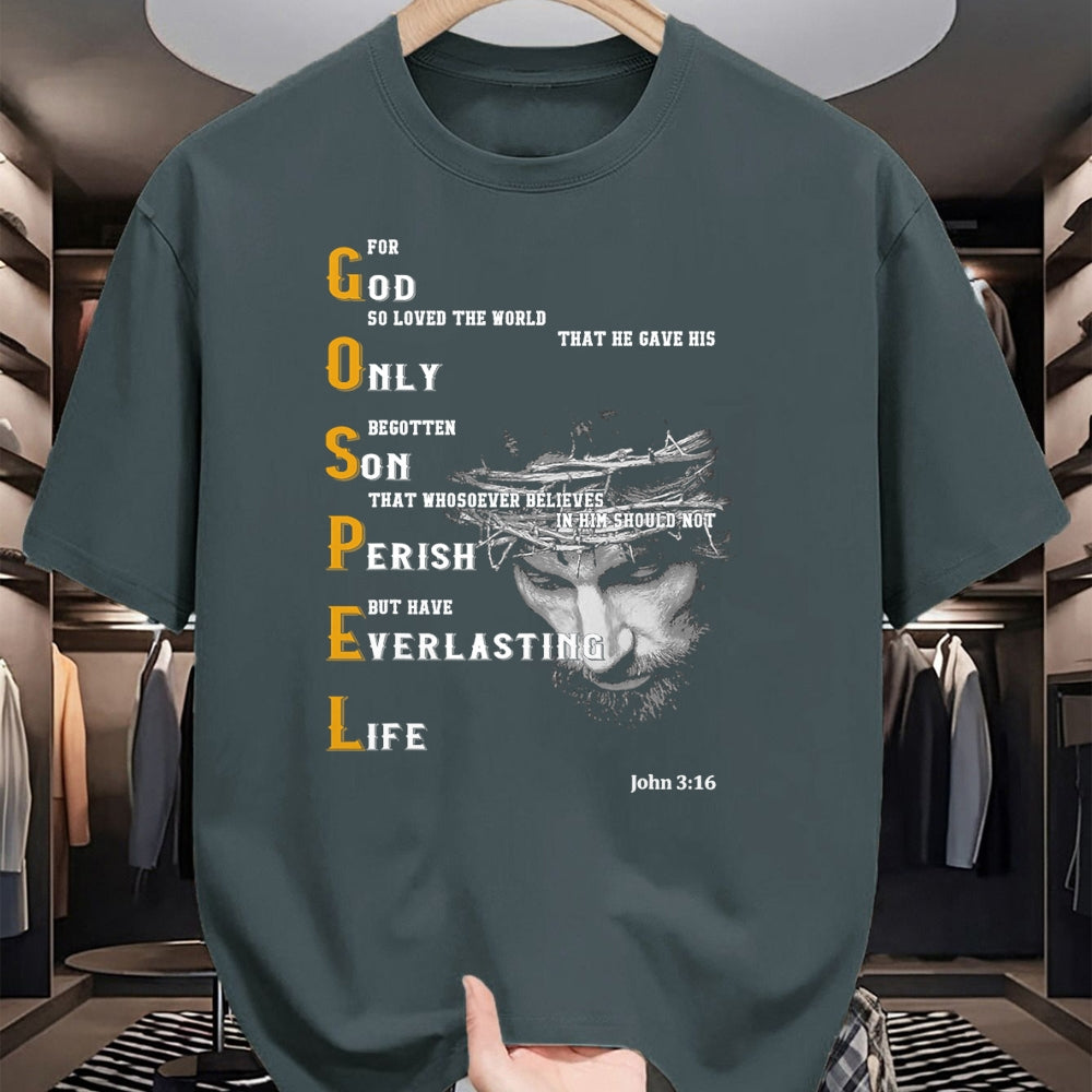 Christian Tee, Christian Faith Unisex T-Shirt/Hoodie/Sweatshirt HLT00 - For God So Loved The World Love Jesus Christian T-Shirt