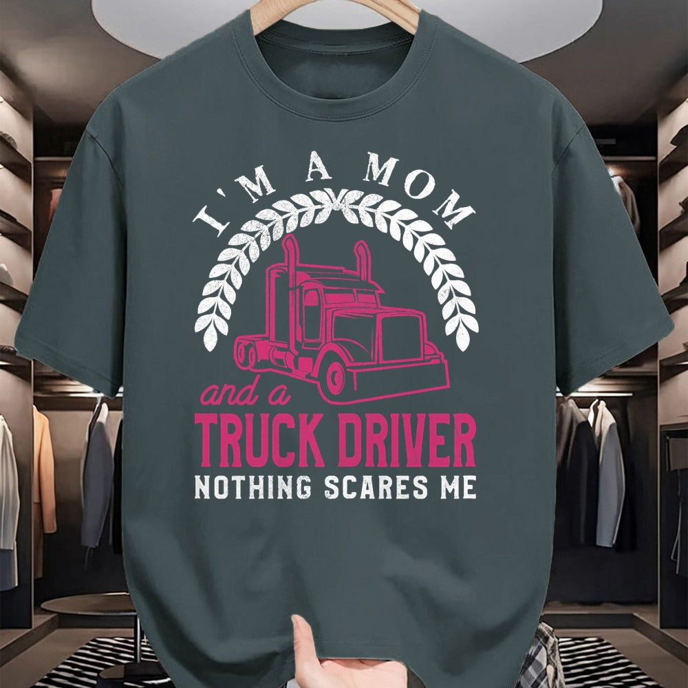 Best Truck Driver Life Shirt, Funny Trucker UnisexT-Shirt/Hoodie/Sweatshirt HLT00 - Truck Driver Mom Funny Cool Trucker Mother Gift T-Shirt