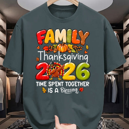 Best Thanksgiving Family Shirt , Funny Thanksgiving UnisexT-Shirt/Hoodie/Sweatshirt HLT00 - Family Thanksgiving 2026 Thanksgiving Crew Turkey Matching T-Shirt (1)