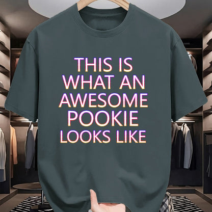 Best Wife Shirt, Wife and Husband Unisex T-Shirt/Hoodie/Sweatshirt HLT00 - Awesome Pookie White Letters Cute Husband Wife Funny Couple T-Shirt