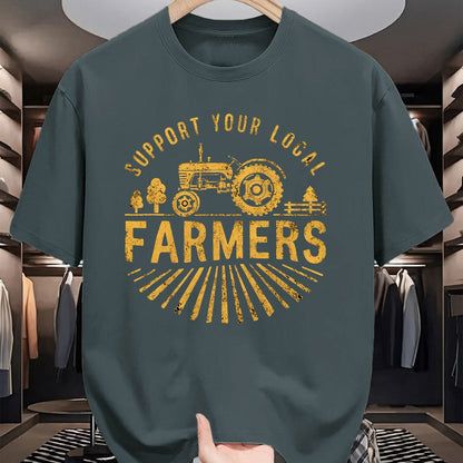 Best Farmer Life Shirt, Funny Farmer UnisexT-Shirt/Hoodie/Sweatshirt HLT00 - Support Your Local Farmers Farming Life Farm Tractor Farmer T-Shirt