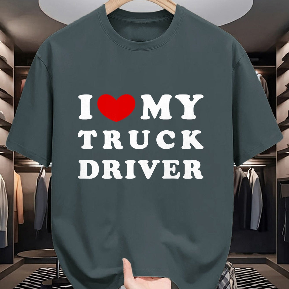 Best Truck Driver Life Shirt, Funny Trucker UnisexT-Shirt/Hoodie/Sweatshirt HLT00 - I Love My Truck Driver, I Love My Truck Driver T-Shirt