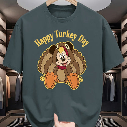 Best Thanksgiving Family Shirt , Funny Thanksgiving UnisexT-Shirt/Hoodie/Sweatshirt HLT00 - Disney Mickey and Friends Thanksgiving Mickey Turkey T-Shirt