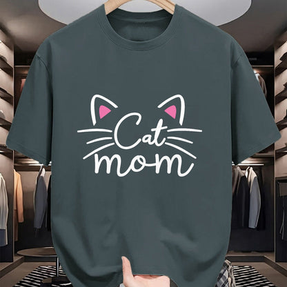 Cat Love Shirt, Funny Cat Lover Gift UnisexT-Shirt/Hoodie/Sweatshirt HLT00 - Cat Mom - I Love My Cat - Cat Mom Great Gift Idea - Classic T-Shirt