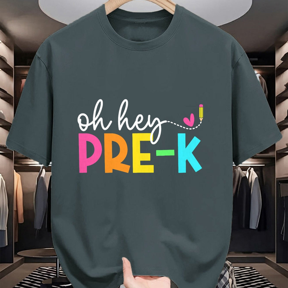 Best Student Shirt, Funny Back To School UnisexT-Shirt/Hoodie/Sweatshirt HLT00 - Oh Hey Pre-k Back to School Teachers Students T-Shirt