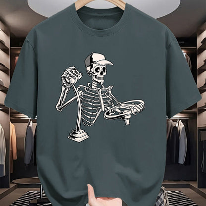 Best Truck Driver Life Shirt, Funny Trucker UnisexT-Shirt/Hoodie/Sweatshirt HLT00 - Skeleton Truck Driver - Funny Big Trucking Trucker T-Shirt