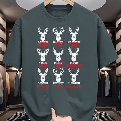 Funny Hunting Shirt, Gift For Hunting Lover Unisex T-Shirt/Hoodie/Sweatshirt HLT00 - Deer Hunting Gift Hunter of All Santa_s Reindeer T-Shirt