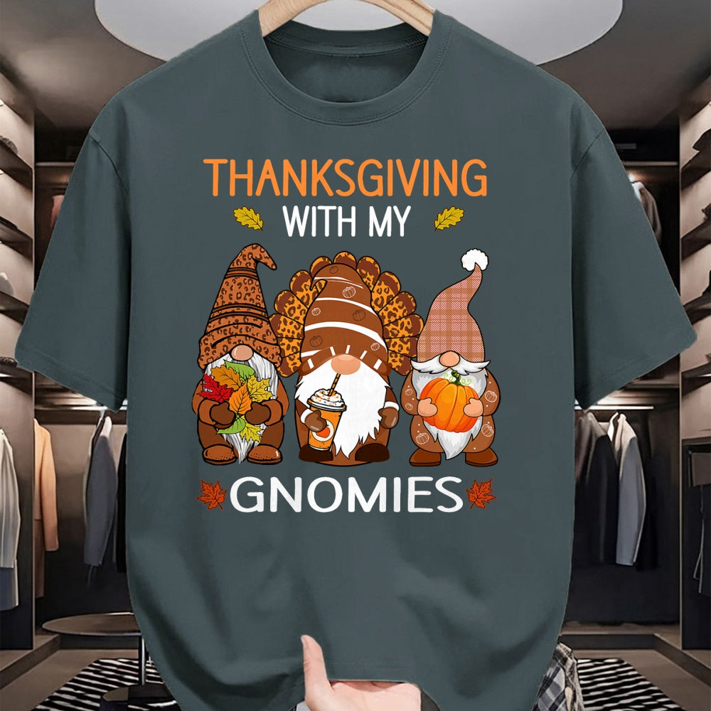 Best Thanksgiving Family Shirt , Funny Thanksgiving UnisexT-Shirt/Hoodie/Sweatshirt HLT00 - Thanksgiving Women gnome Fall Leopard Turkey Men Girls T-Shirt