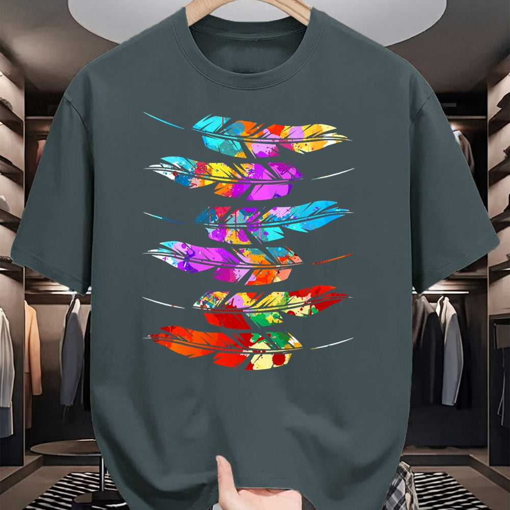 Native American T-Shirts, Vintage Native American Unisex T-Shirt/Hoodie/Sweatshirt HLT00 - Colorful Feathers American Indian Pride Native American