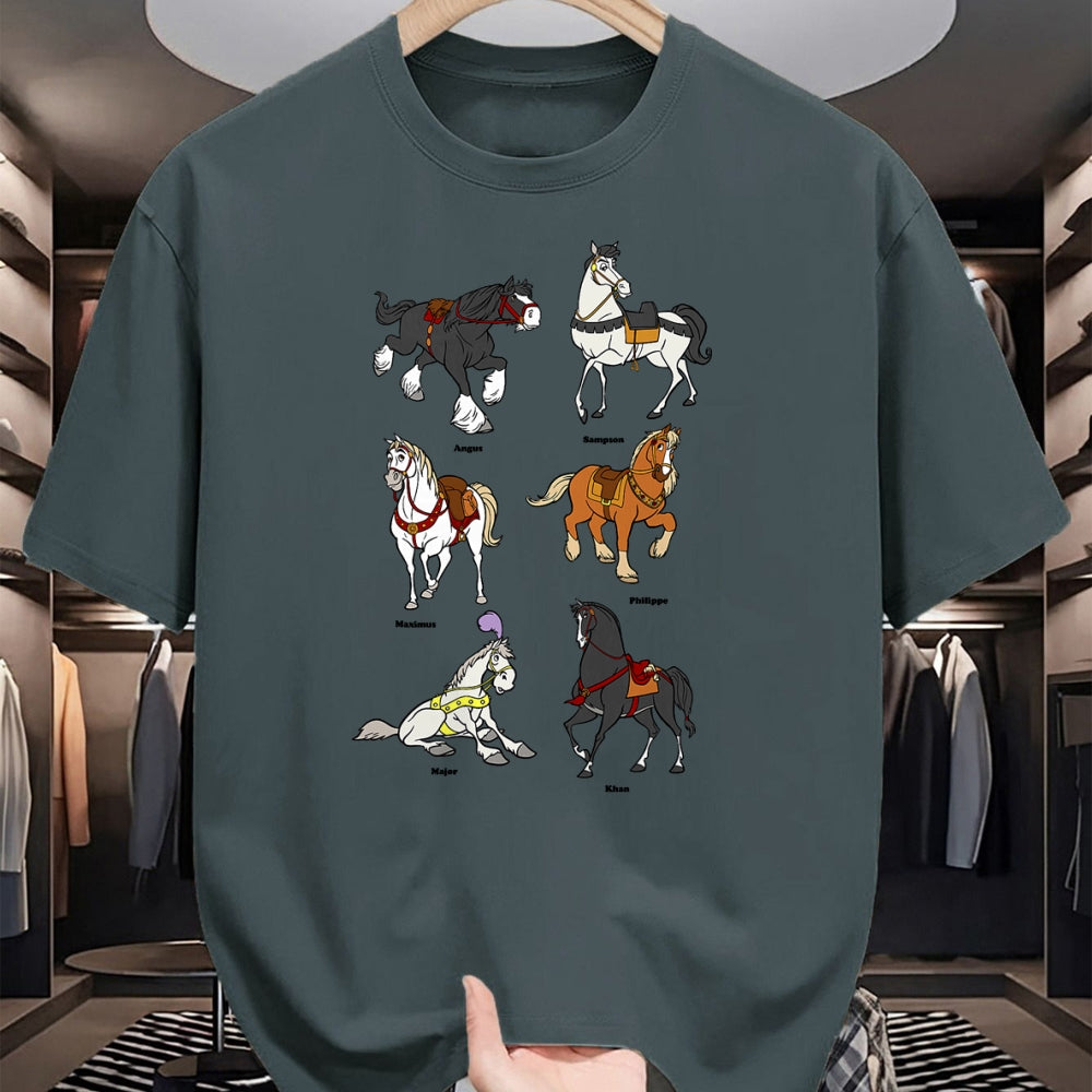 Best Horse Lover Shirt , Funny Horse UnisexT-Shirt/Hoodie/Sweatshirt HLT00 - Disney Princess Horses T-Shirt