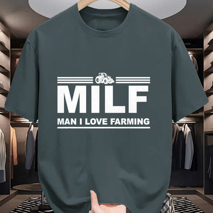 Best Farmer Life Shirt, Funny Farmer UnisexT-Shirt/Hoodie/Sweatshirt HLT00 - Milf Man I Love Farming Shirt  Farm Farmer Tractor Lover T-Shirt