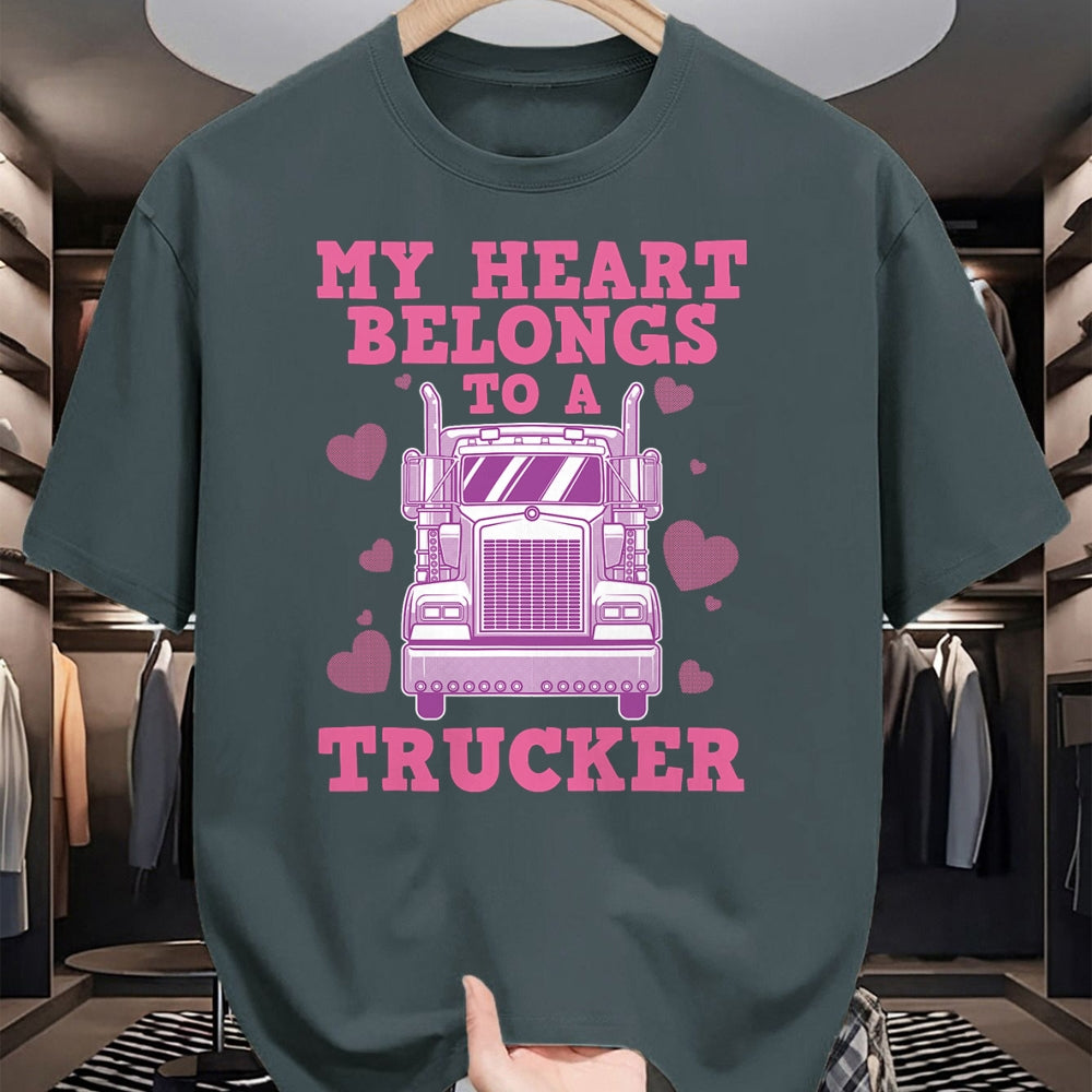 Best Truck Driver Life Shirt, Funny Trucker UnisexT-Shirt/Hoodie/Sweatshirt HLT00 - Cool Truckers Wife Gift for Women Funny Truck Driver Girl T-Shirt