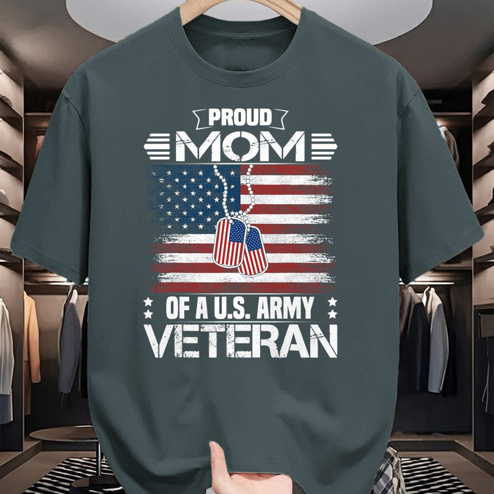 Proud Veteran Shirt, Funny Veteran UnisexT-Shirt/Hoodie/Sweatshirt HLT00 - Proud Mom of A US Army Veteran Day Family Matching T-Shirt