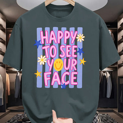 Best Student Shirt, Funny Back To School UnisexT-Shirt/Hoodie/Sweatshirt HLT00 - Happy to See Your face, Back to School T-Shirt