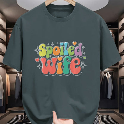Best Wife Shirt, Wife and Husband Unisex T-Shirt/Hoodie/Sweatshirt HLT00 - Gift for wife T shirt, spoiled wife   Funny Wife Spoiled Wife Sweatshirt