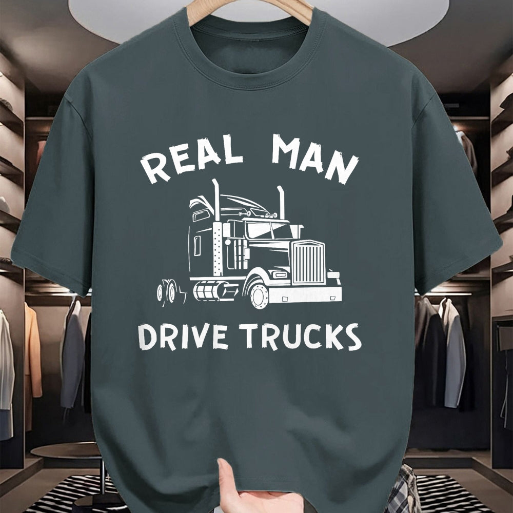 Best Truck Driver Life Shirt, Funny Trucker UnisexT-Shirt/Hoodie/Sweatshirt HLT00 - Truck Driver Real Men Drive Trucks semi-Trailer Trucker Job T-Shirt