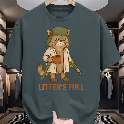 Cat Love Shirt, Funny Cat Lover Gift UnisexT-Shirt/Hoodie/Sweatshirt HLT00 - Women_s Litter_s Full Cat V-Neck T-Shirt