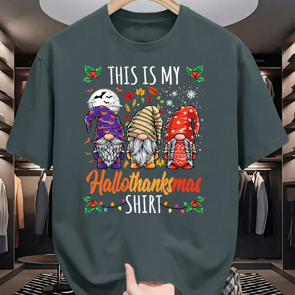 Best Thanksgiving Family Shirt , Funny Thanksgiving UnisexT-Shirt/Hoodie/Sweatshirt HLT00 - Halloween Thanksgiving Christmas Funny Hallothanksmas Gnomes T-Shirt