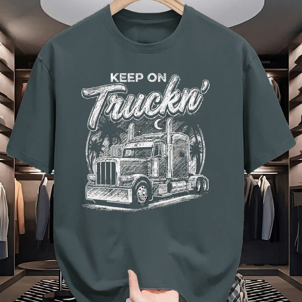 Best Truck Driver Life Shirt, Funny Trucker UnisexT-Shirt/Hoodie/Sweatshirt HLT00 - Semi Truck Driver Trucking T-Shirt (9)