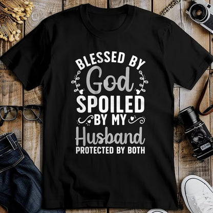 Best Wife Shirt, Wife and Husband Unisex T-Shirt/Hoodie/Sweatshirt HLT00 - Gift for wife T shirt, spoiled wife   Funny Spoiled Wife Art For Women Girls Husband Spoiled Wife Pr (19)