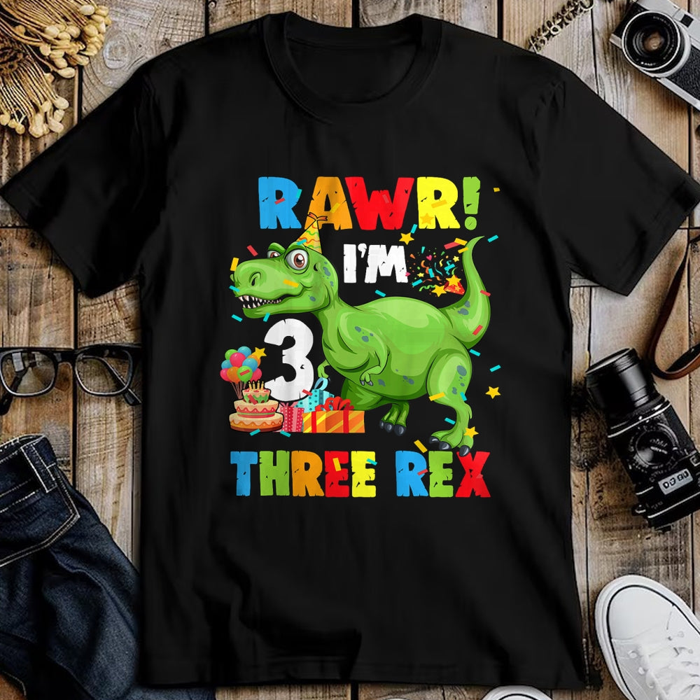 Best Dinosaur Lover Shirt, Funny Dinosaur UnisexT-Shirt/Hoodie/Sweatshirt HLT00 - Three Rex Birthday Party Outfit Dinosaur 3 Year Old Boy Tee T-Shirt