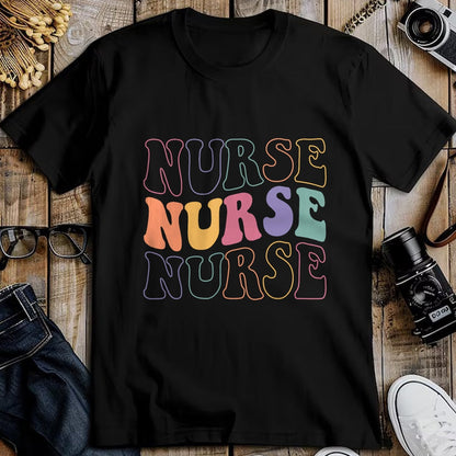Funny Nurse Shirt, Nurse Unisex T-Shirt/Hoodie/Sweatshirt HLT00 - Groovy Nurse Women School Nurse RN ICU ER Pediatric T-Shirt