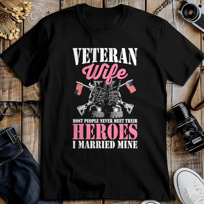 Proud Veteran Shirt, Funny Veteran UnisexT-Shirt/Hoodie/Sweatshirt HLT00 - Veteran Wife Married Mine Proud Military Veteran Husband T-Shirt