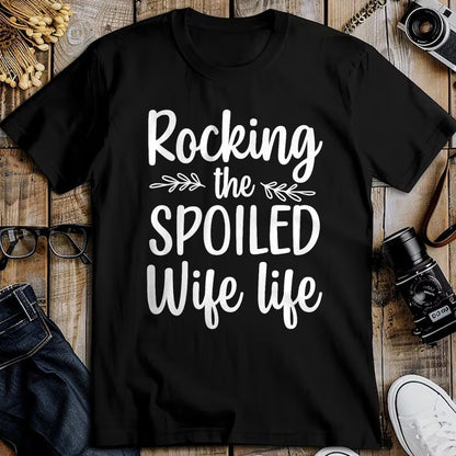 Best Wife Shirt, Wife and Husband Unisex T-Shirt/Hoodie/Sweatshirt HLT00 - Gift for wife T shirt, spoiled wife   Funny Spoiled Wife Art For Women Girls Husband Spoiled Wife Pr (20)
