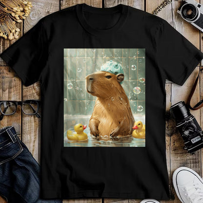 Cute Capybara Shirt, Funny Capybara Unisex T-Shirt/Hoodie/Sweatshirt HLT00 - Funny Graphic Capybara Long Sleeve T-Shirt (22)