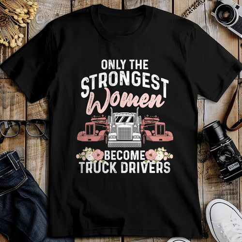Best Truck Driver Life Shirt, Funny Trucker UnisexT-Shirt/Hoodie/Sweatshirt HLT00 - Funny Female Truck Driver Design For Women Girls Trucking T-Shirt (3)