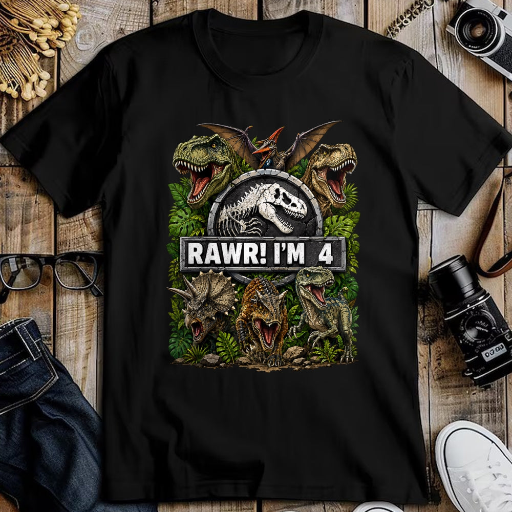 Best Dinosaur Lover Shirt, Funny Dinosaur UnisexT-Shirt/Hoodie/Sweatshirt HLT00 - Kids Rawr I_m 4 Years Old Boys Kids T-Rex Dinosaur 4th Birthday T-Shirt