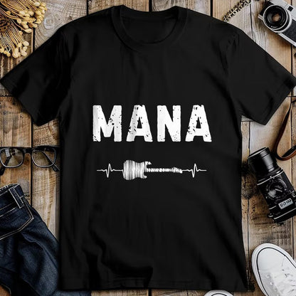 Guitar Lover Shirt, Funny Guitar UnisexT-Shirt/Hoodie/Sweatshirt HLT00 - Mana Guitar Heartbeat Music Guitarist Retro Vintage T-Shirt