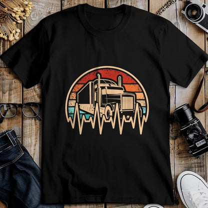 Best Truck Driver Life Shirt, Funny Trucker UnisexT-Shirt/Hoodie/Sweatshirt HLT00 - Vintage Trucker Retro Big Rig Semi Truck Driver Men Boys T-Shirt