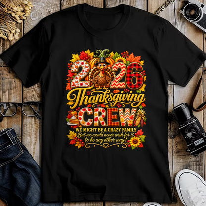 Best Thanksgiving Family Shirt , Funny Thanksgiving UnisexT-Shirt/Hoodie/Sweatshirt HLT00 - Family Thanksgiving 2026 Thanksgiving Crew Turkey Matching T-Shirt (5)