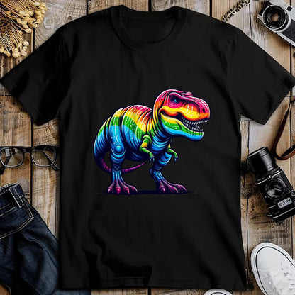 Best Dinosaur Lover Shirt, Funny Dinosaur UnisexT-Shirt/Hoodie/Sweatshirt HLT00 - Rainbow T-Rex Dinosaur Lovers Tyrannosaurus Rex Rainbow T-Shirt