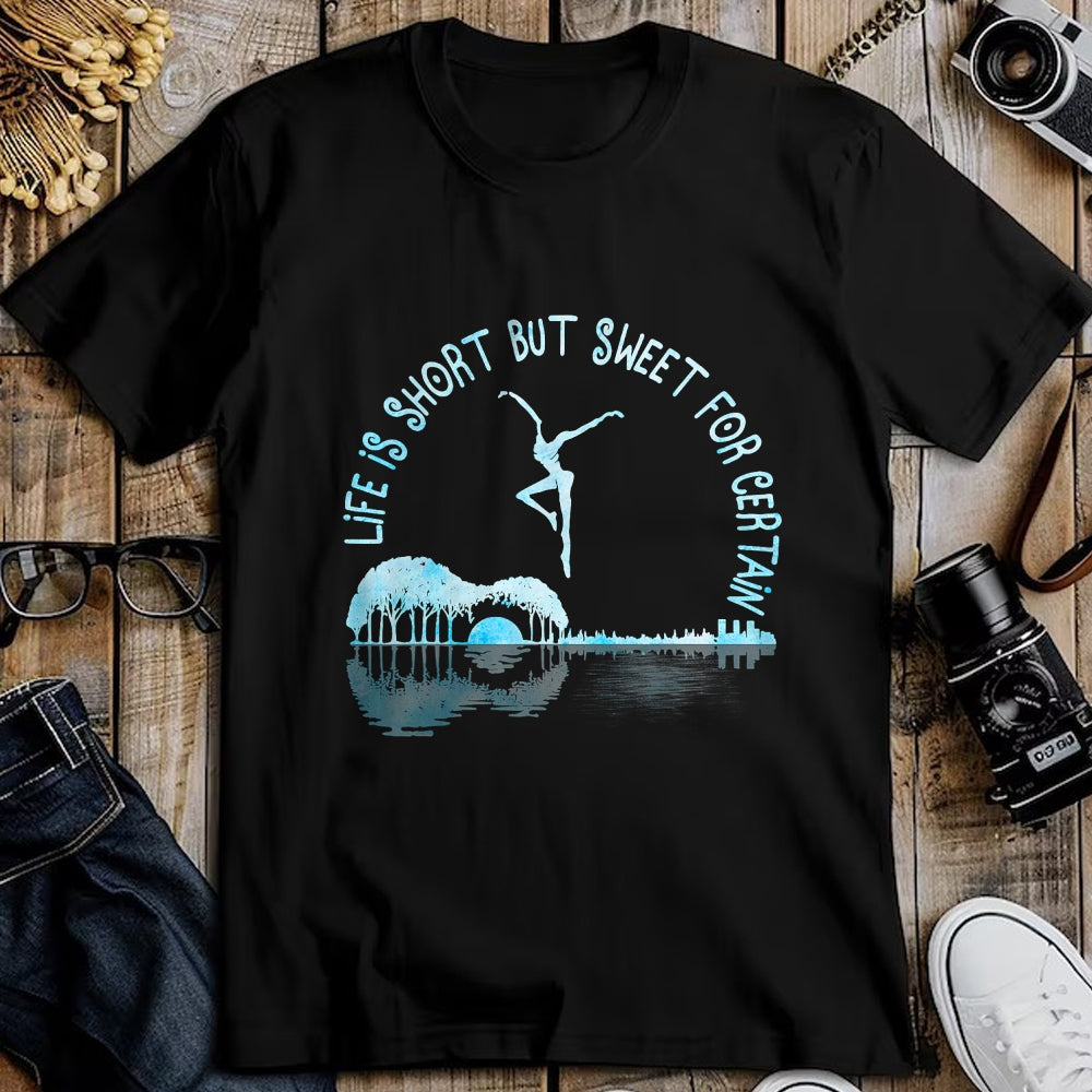 Guitar Lover Shirt, Funny Guitar UnisexT-Shirt/Hoodie/Sweatshirt HLT00 - Music Lover Life is Short But Sweet for Certain Guitar T-Shirt