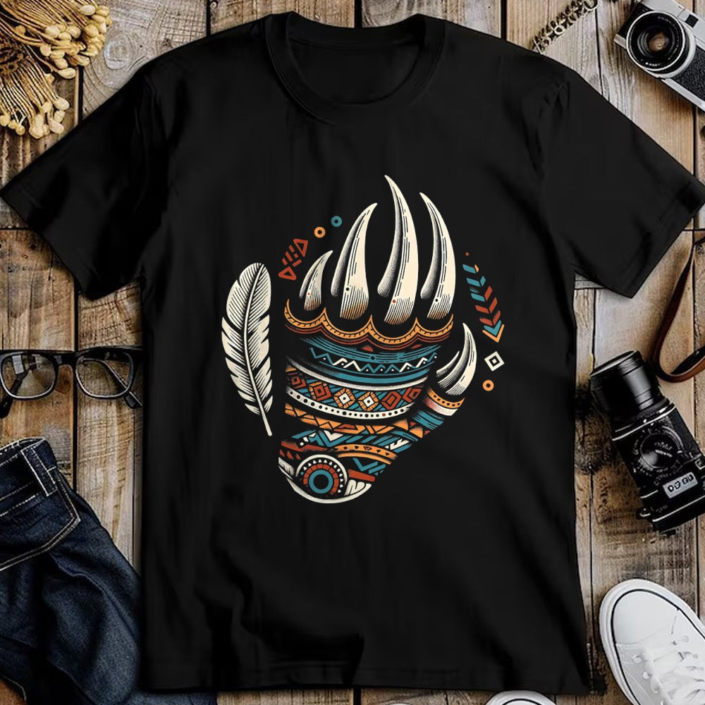 Native American T-Shirts, Vintage Native American Unisex T-Shirt/Hoodie/Sweatshirt HLT00 - Native Heritage Month Proud Native American Bear Claws