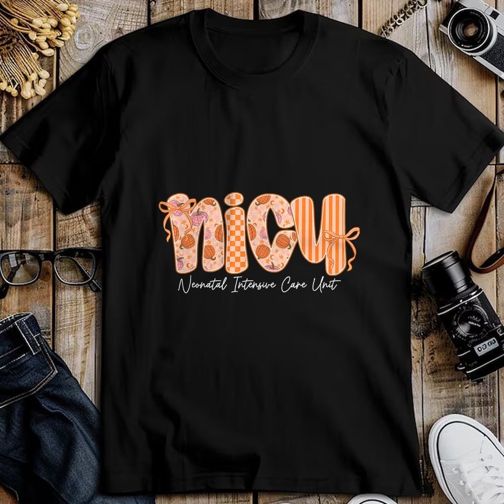 Best Thanksgiving Family Shirt , Funny Thanksgiving UnisexT-Shirt/Hoodie/Sweatshirt HLT00 - Nicu Nurse Cutest Pumpkin Fall Thanksgiving Nursing T-Shirt
