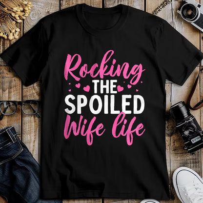 Best Wife Shirt, Wife and Husband Unisex T-Shirt/Hoodie/Sweatshirt HLT00 - Gift for wife T shirt, spoiled wife   Funny Spoiled Wife Art For Women Girls Husband Spoiled Wife Pr (31)