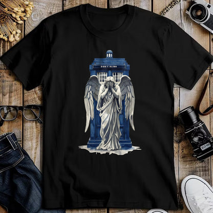Best Doctor Shirt, Funny Doctor UnisexT-Shirt/Hoodie/Sweatshirt HLT00 - Weeping Angel with Blue Police Box 1 - Fan Fun T-Shirt