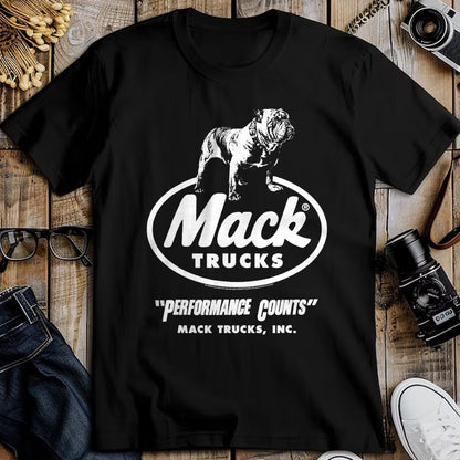 Best Truck Driver Life Shirt, Funny Trucker UnisexT-Shirt/Hoodie/Sweatshirt HLT00 - Mack Trucks Performance Counts Bulldog Logo Trucking T-Shirt