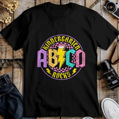Best Student Shirt, Funny Back To School UnisexT-Shirt/Hoodie/Sweatshirt HLT00 - Kindergarten Rocks ABCD Back To School Funny Rock Teacher T-Shirt (1)